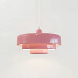 Hind Bauhaus Triple Layer Disc Pendant Light - Modern Macaron Design