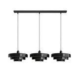 Hind Bauhaus Triple Layer Disc Pendant Light - Modern Macaron Design