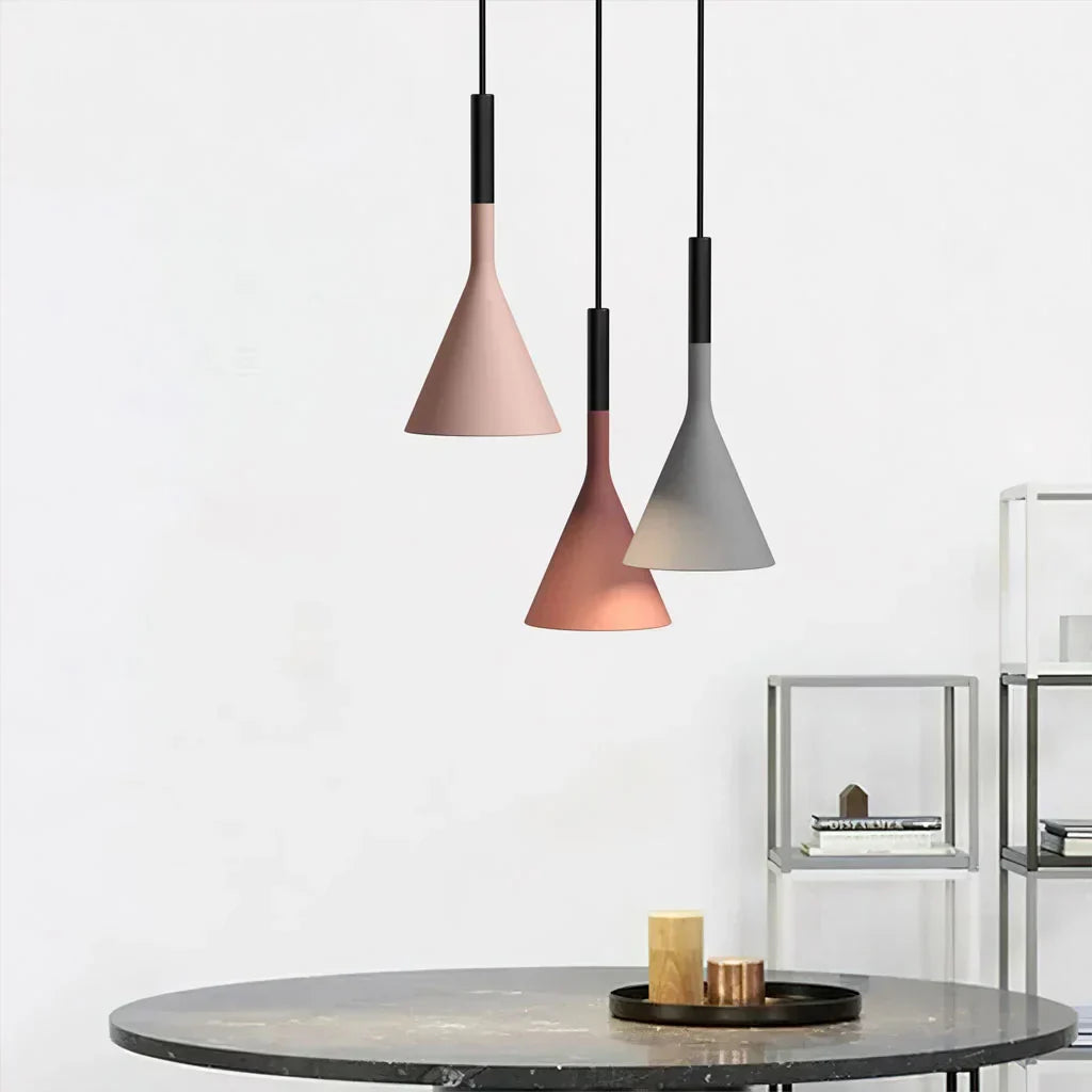 Laval Modern Cement Pendant Light - Industrial Concrete Hanging Lamp