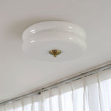 Deckenleuchte Lea Art Deco Rund – Elegante Deckenleuchte aus Glas