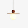 Lysira Skandinavien Travertin Scheiben-Pendelleuchte | Minimalistische Steinlampe