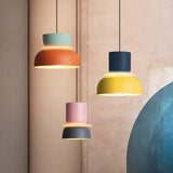 Lucie Nordic Color Block Pendant Light - Modern Minimalist Hanging Lamp