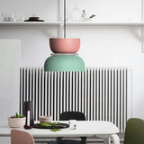 Lucie Nordic Color Block Pendant Light - Modern Minimalist Hanging Lamp