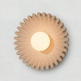 Marenys Modern Ceramic Flower Wall Light | Nordic Wabi-Sabi Sconce
