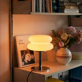 Finn Bauhaus Minimalist Glass Table Lamp | Mid-Century Modern Desk Light