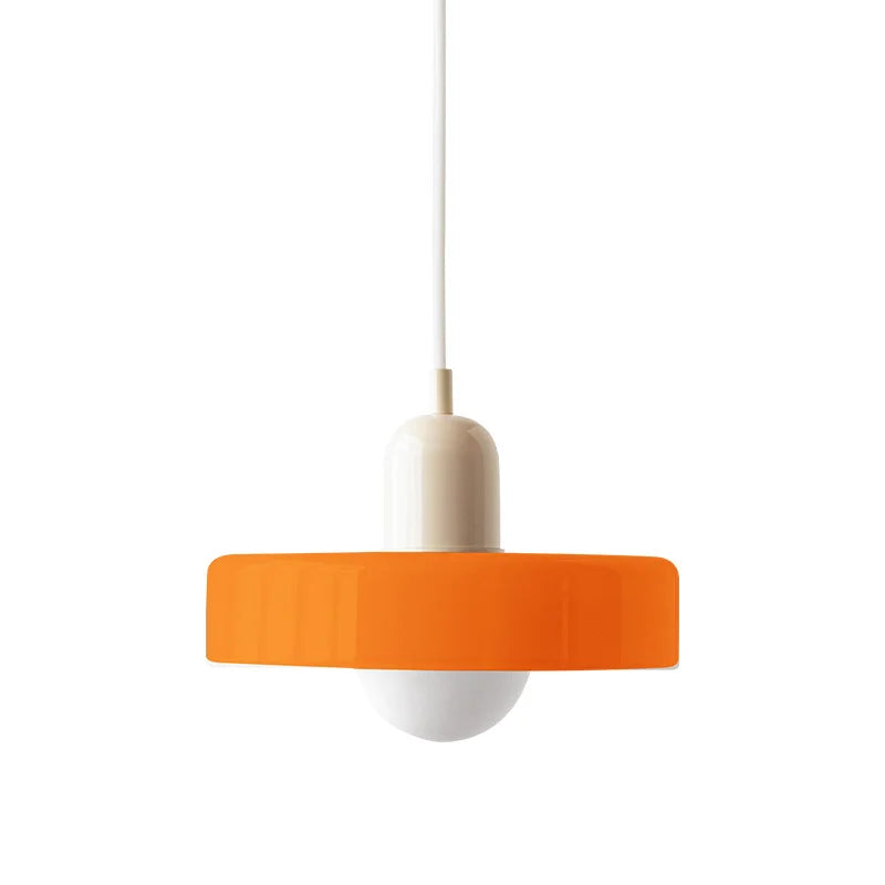 Finan Morandi Glass Disc Orb Pendant Lamp | Bauhaus Designer Lighting