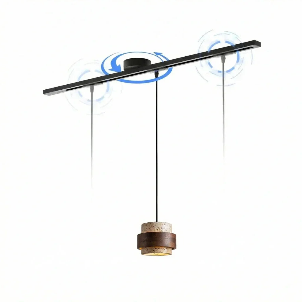 Morris 360° Rotatable Movable Ceiling Rail for Pendant Lights | Ailampplus