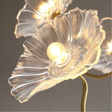 Plafonnier en verre feuille de lotus Nivara | Plafonnier encastré style pastoral vintage