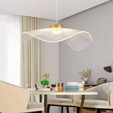 Suspension LED Anwen Nordic Lotus Leaf - Lustre moderne en acrylique