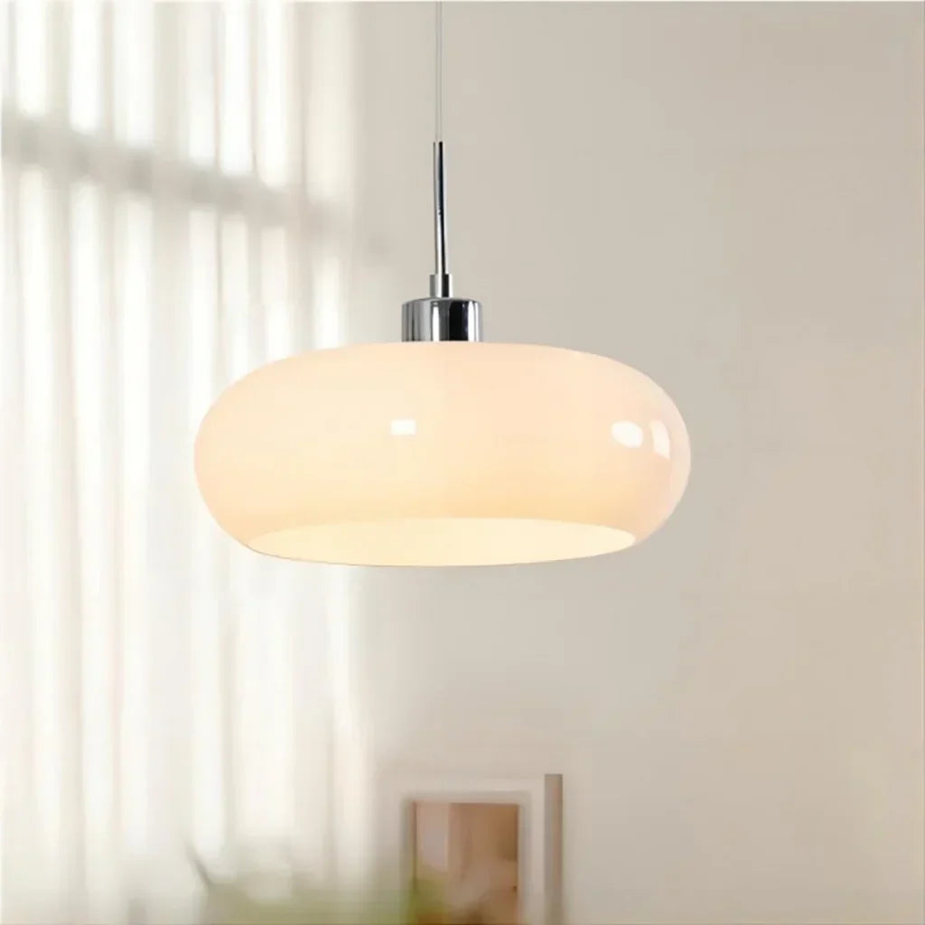 Suspension en verre Kieran Bauhaus | Lampe suspendue moderne de style Mid-Century