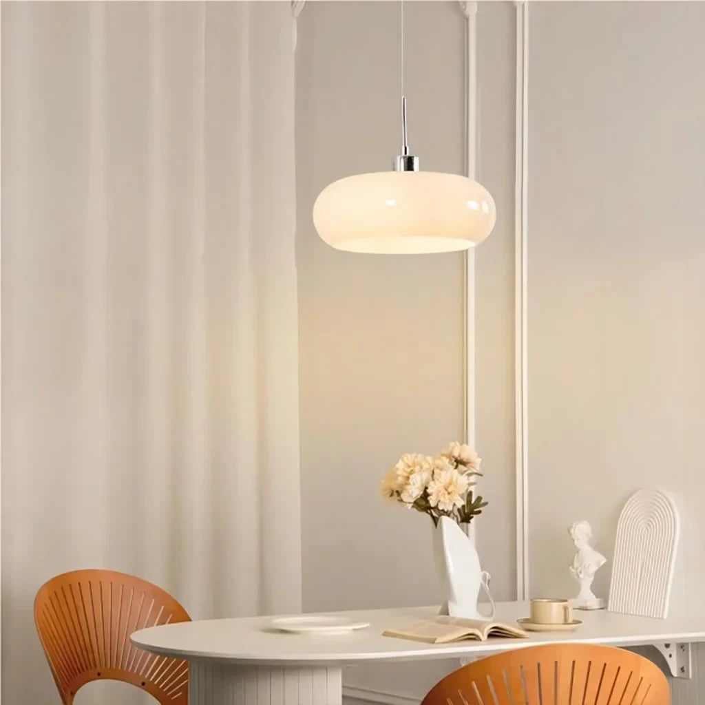 Suspension en verre Kieran Bauhaus | Lampe suspendue moderne de style Mid-Century