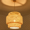 Modern Bamboo Rattan Woven Pendant Lamp