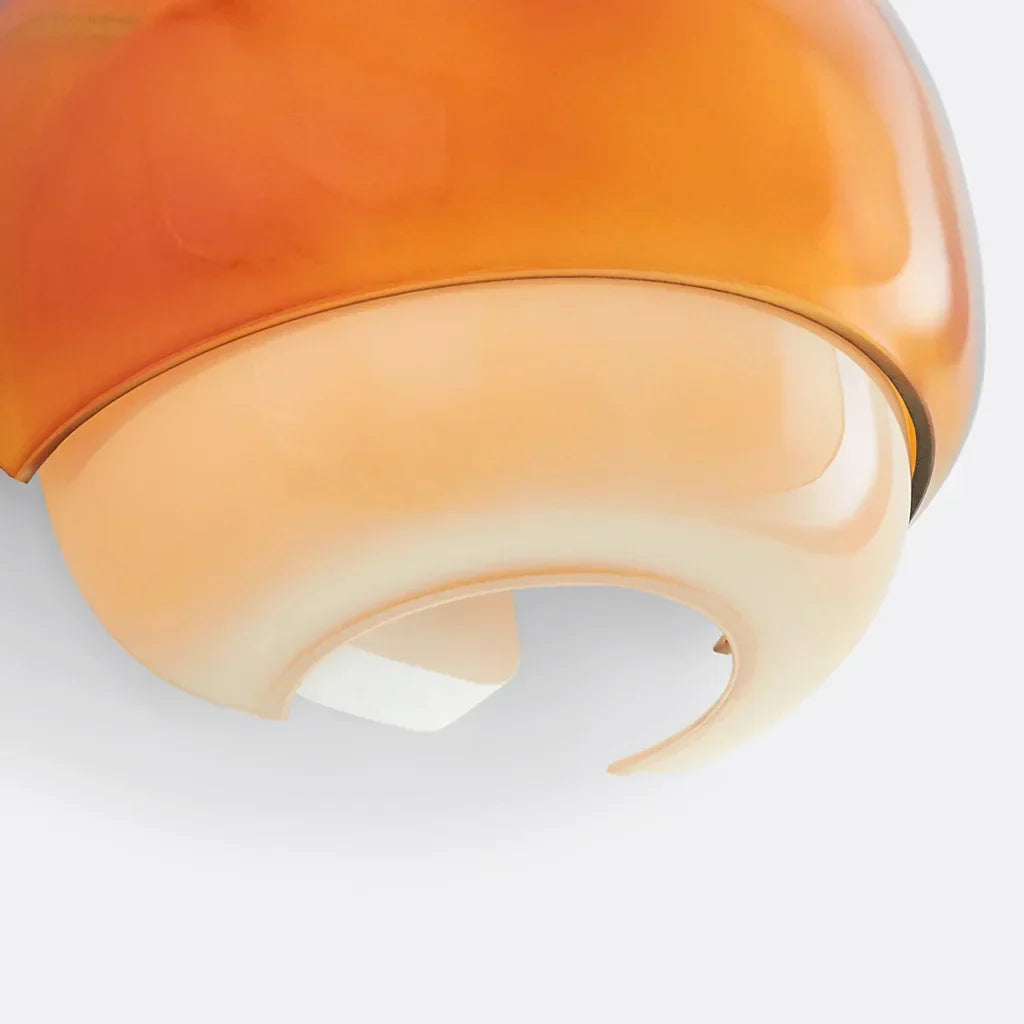 Orvenis Macaron Coloured Glass Wall Light - Modern Nordic Sconce