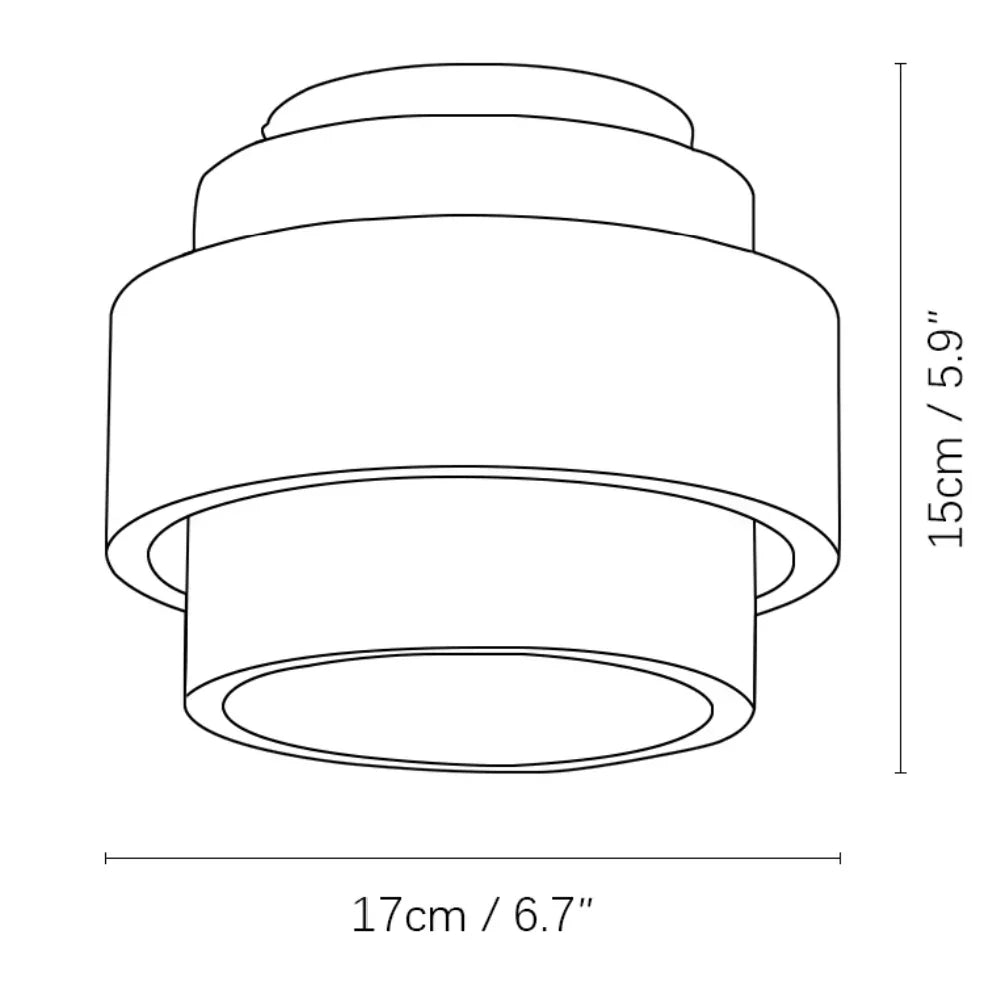 Owen Travertine Wabi-Sabi Ceiling Light - Handcrafted Minimalist Flush Mount