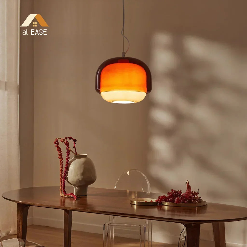 Pericles Colorful Spherical Glass Pendant Light | Modern Art Ceiling Lamp