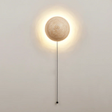 Applique Murale Ronde Ralvion Nordic Travertine - Sconce Minimaliste en Pierre Naturelle