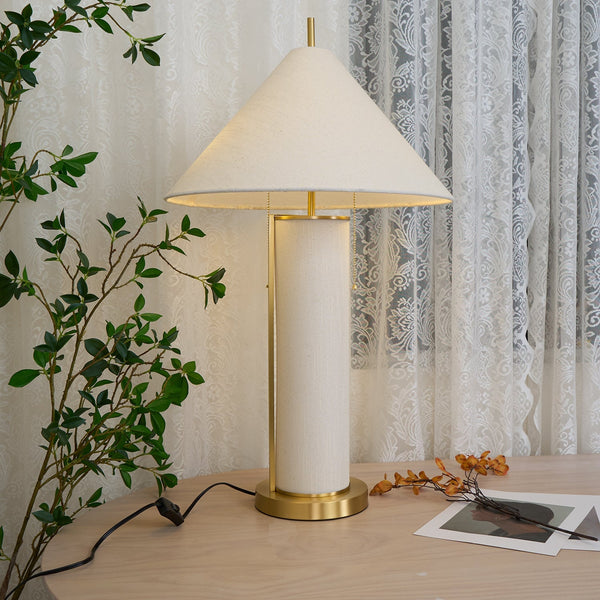 Remi Linen Bedside lamp Table Lamp