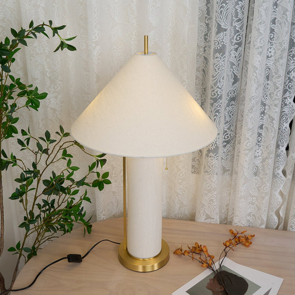Remi Linen Bedside lamp Table Lamp