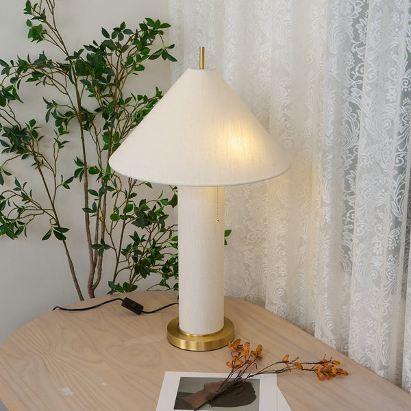 Remi Linen Bedside lamp Table Lamp
