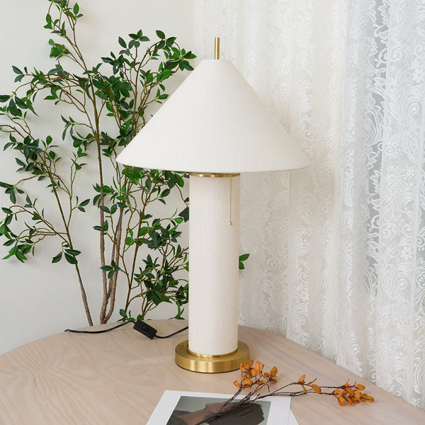 Remi Linen Bedside lamp Table Lamp