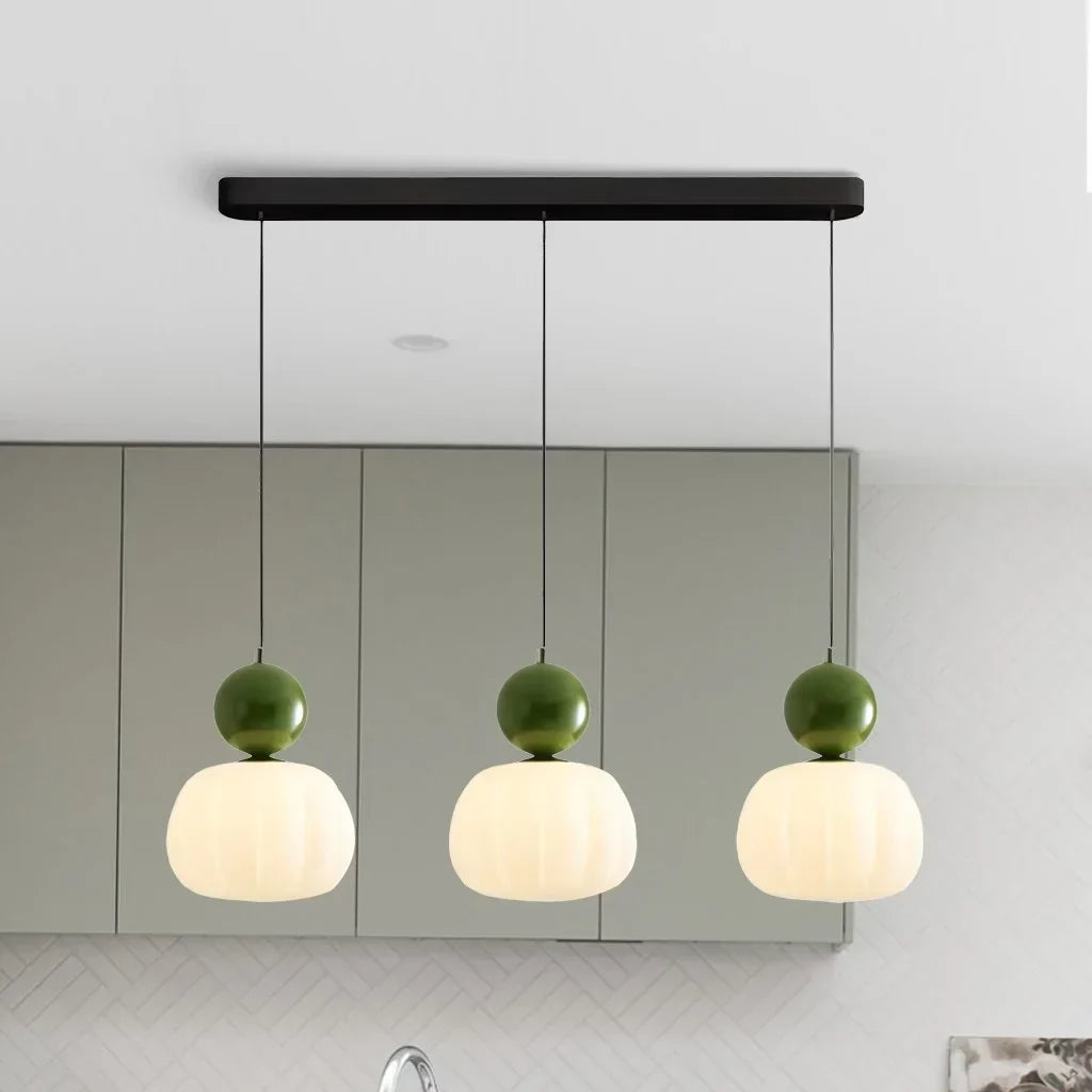 Scout Cream Art Deco Pendant Light - Elegant Vintage Hanging Lamp | Ailampplus