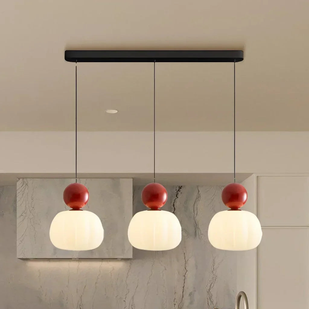 Scout Cream Art Deco Pendant Light - Elegant Vintage Hanging Lamp | Ailampplus