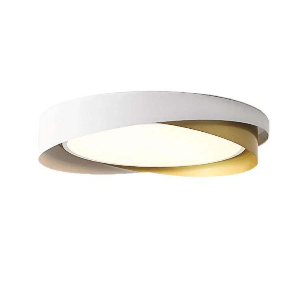 Solvane Minimalistische Doppelring-LED-Deckenleuchte | Moderne Aufbauleuchte