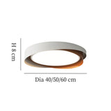 Solvane Minimalistische Doppelring-LED-Deckenleuchte | Moderne Aufbauleuchte