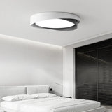 Solvane Minimalistische Doppelring-LED-Deckenleuchte | Moderne Aufbauleuchte