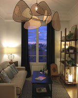 Screen Cannage Pendant Swag Light