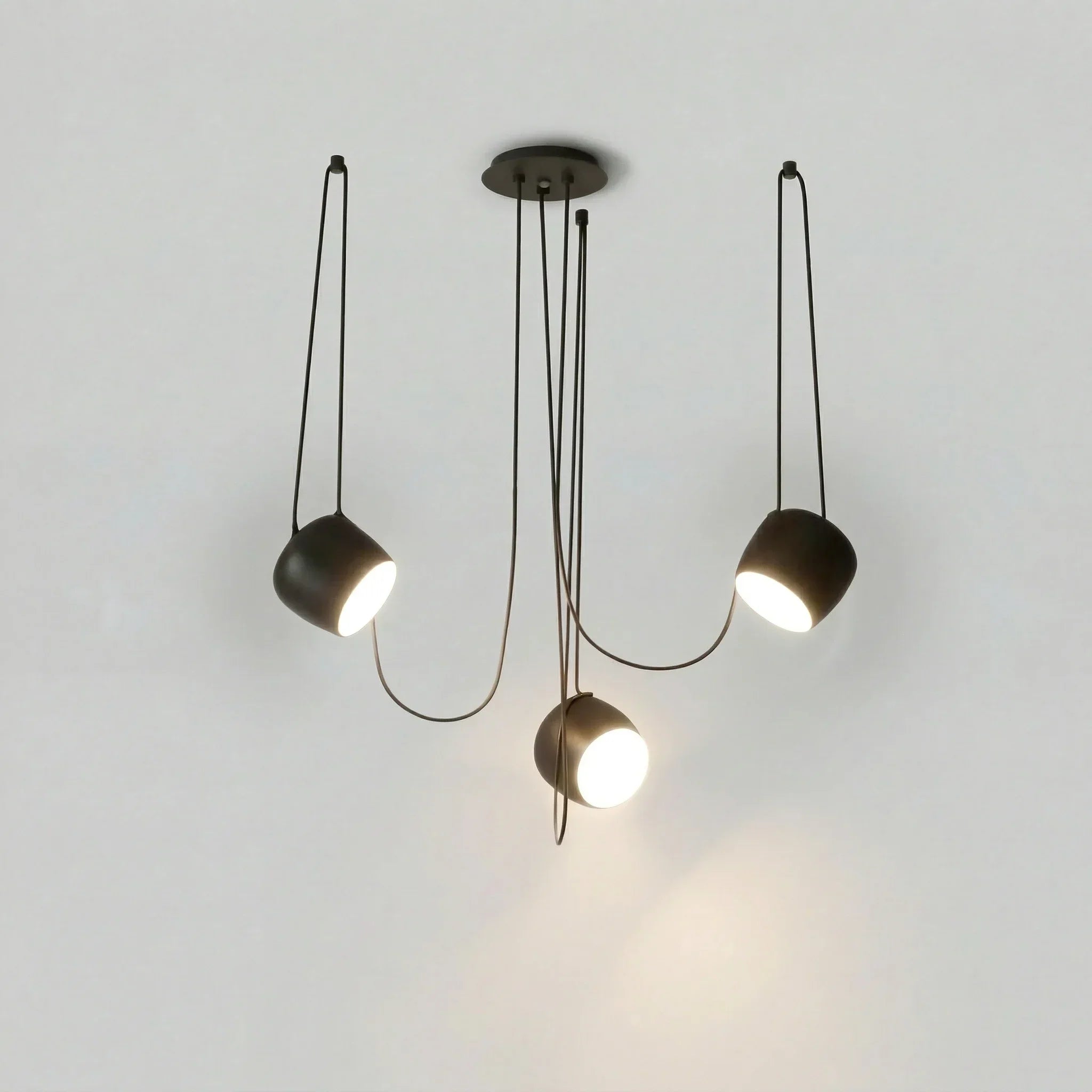 Torv, Suspension Moderne à Intensité Variable Multi-Lumière - Lustre de Style Nordique