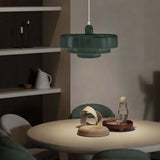 Hind Bauhaus Triple Layer Disc Pendant Light - Modern Macaron Design