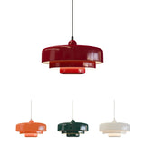 Hind Bauhaus Triple Layer Disc Pendant Light - Modern Macaron Design