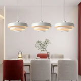 Hind Bauhaus Triple Layer Disc Pendant Light - Modern Macaron Design