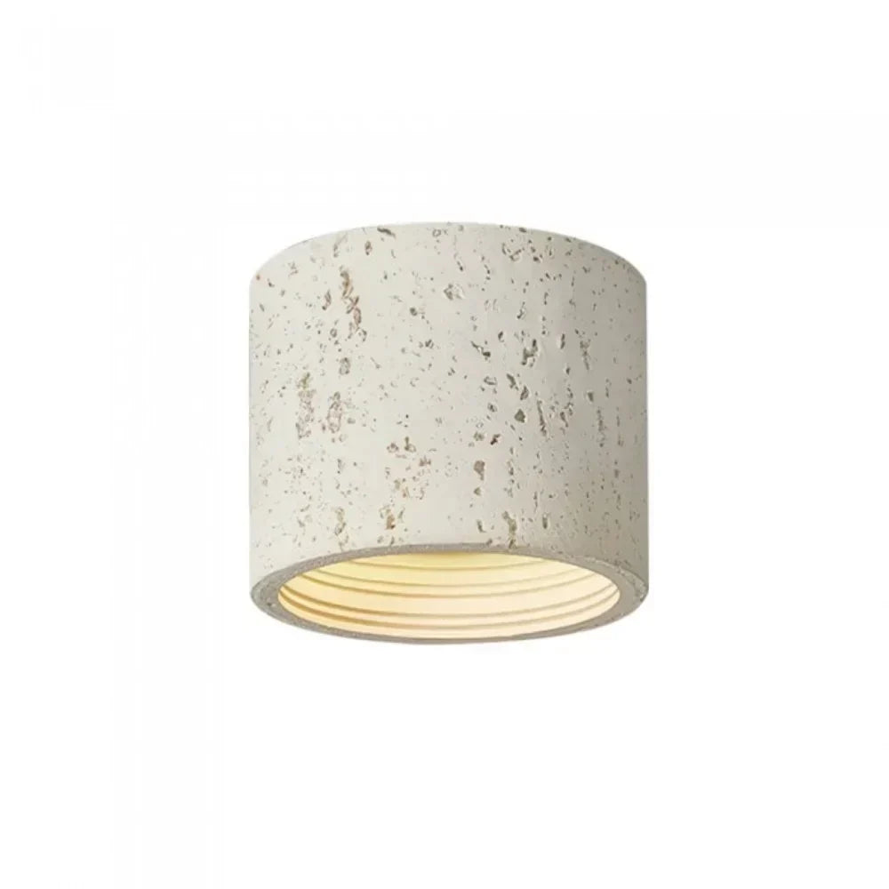 Vaelis Wabi-Sabi Cylindrical Ceiling Lamp - Modern Minimalist Lighting