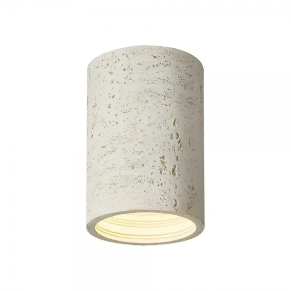 Vaelis Wabi-Sabi Cylindrical Ceiling Lamp - Modern Minimalist Lighting