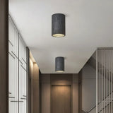 Vaelis Wabi-Sabi Cylindrical Ceiling Lamp - Modern Minimalist Lighting
