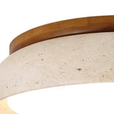 Veliana Wabi-Sabi Travertin Deckenleuchte – handgefertigte Stein-Deckenlampe
