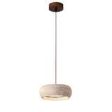 Yannick Wabi Sabi Travertine Pendant Light | Natural Stone Dining Lamp