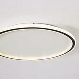 Zev Moderne runde hohle LED-Deckenleuchte – Minimalistische Deckenleuchte