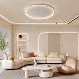 Zev Moderne runde hohle LED-Deckenleuchte – Minimalistische Deckenleuchte