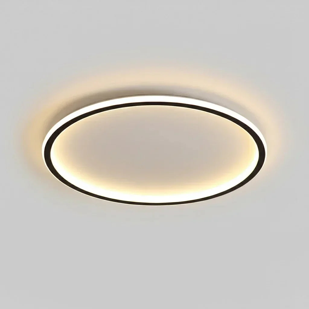 Zev Moderne runde hohle LED-Deckenleuchte – Minimalistische Deckenleuchte