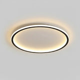 Zev Moderne runde hohle LED-Deckenleuchte – Minimalistische Deckenleuchte