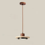 Zola Natural Travertine Pendant Light - Retro Wabi-Sabi LED Ceiling Lamp