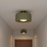 Zora Minimalist Porcelain Ceiling Light | Scandinavian Flush Mount