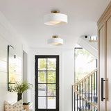 Zora Minimalist Porcelain Ceiling Light | Scandinavian Flush Mount