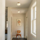 Zora Minimalist Porcelain Ceiling Light | Scandinavian Flush Mount