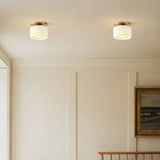 Zora Minimalist Porcelain Ceiling Light | Scandinavian Flush Mount
