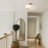 Zora Minimalist Porcelain Ceiling Light | Scandinavian Flush Mount