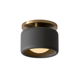 Zora Minimalist Porcelain Ceiling Light | Scandinavian Flush Mount